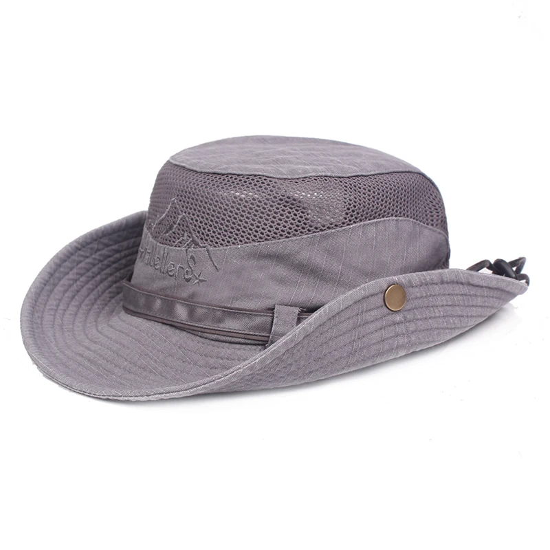Новая шляпа-ведро дышащая с защитой от ультрафиолета для рыбалки пеших прогулок