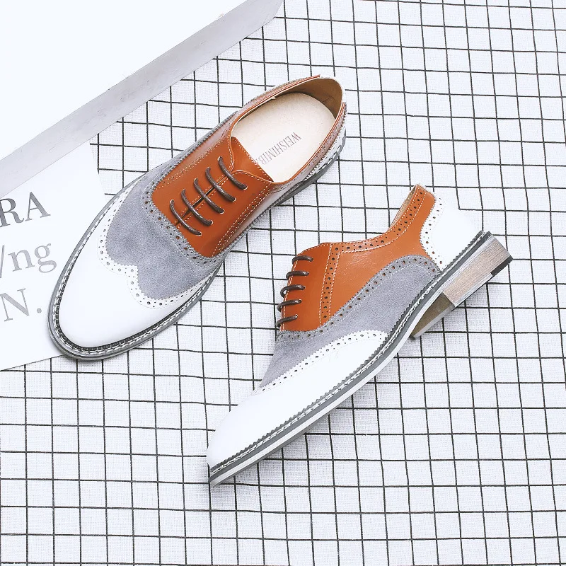 Очень большой размер британский стиль деловая повседневная мужская обувь