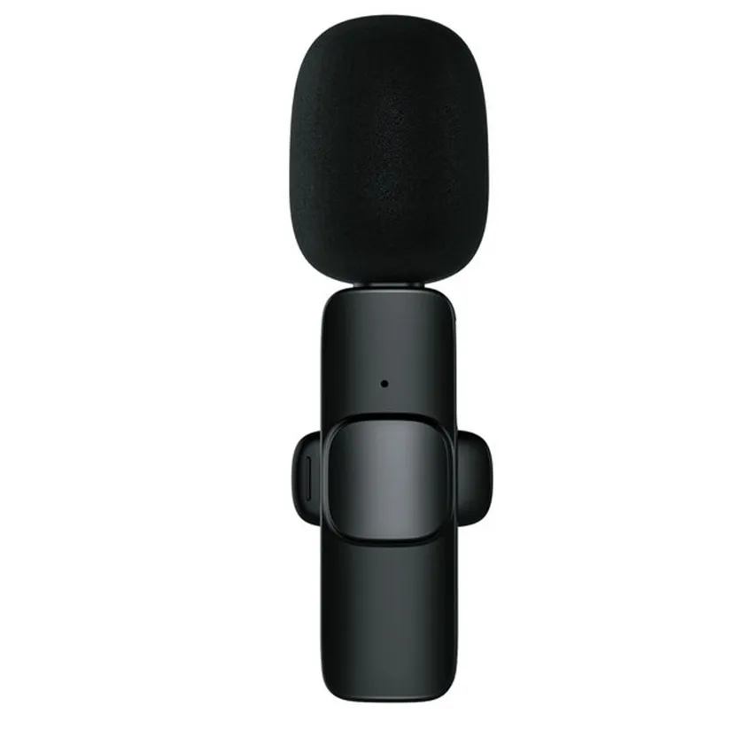wireless lavalier microphone audio video recording mini mic for iphone android live broadcast gaming phone microfonoe free global shipping