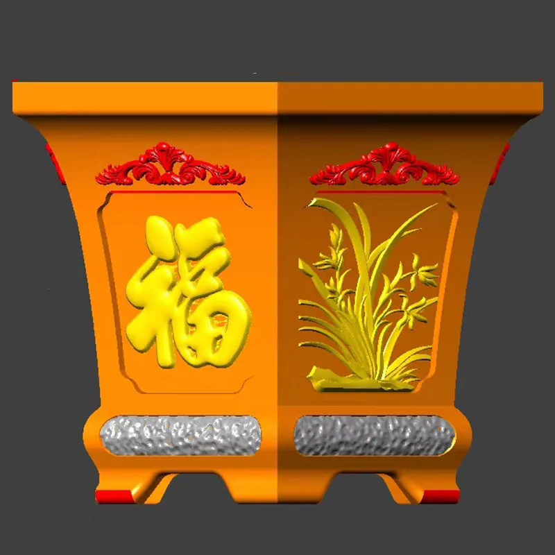 Summer Breeze Летний Бриз прочная пластиковая шестиугольная форма для урны бонсай