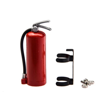 

AXSPEED RC Model Simulated Decortion Tool Mini Fire Extinguisher Fuel Tank Oil Fuel Tank Shovel for 1/10 RC Truck Car