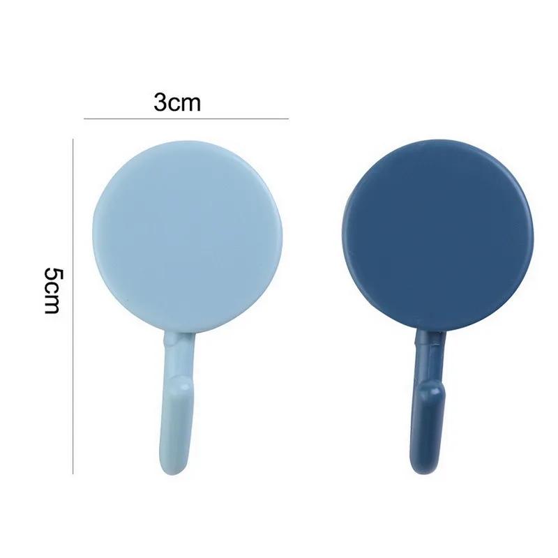 

10 Pcs Door Hook Adhesive Wall Hooks Transparent Anti-skid Traceless Heavy Duty Stick on Hook Bathroom Kitchen Wall Stickers