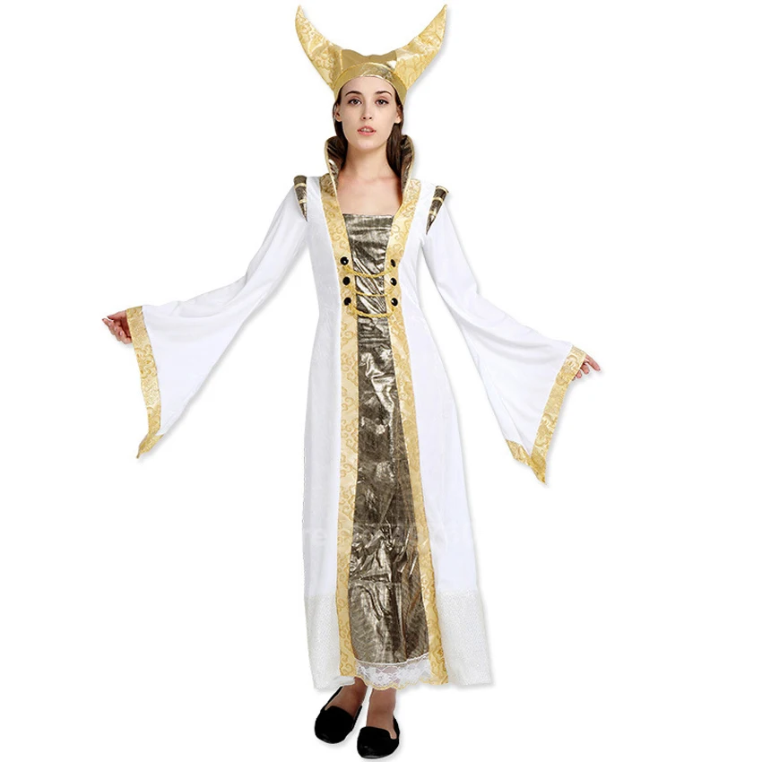 Сказочная Древняя Греция богиня Косплей Костюм Взрослые женщины Хэллоуин
