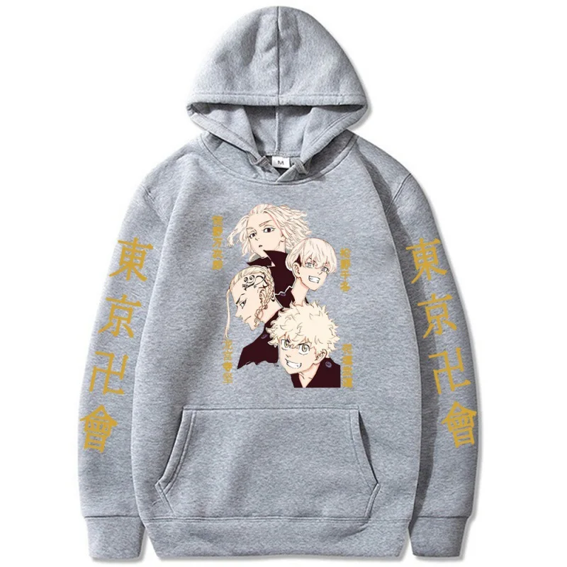 Anime Tokyo Revengers Cosplay Manjiro Sano Mikey Pullover Hoodie Hooded Sweatshirt Comfortable Top Ladies/Men Creative Pullovers