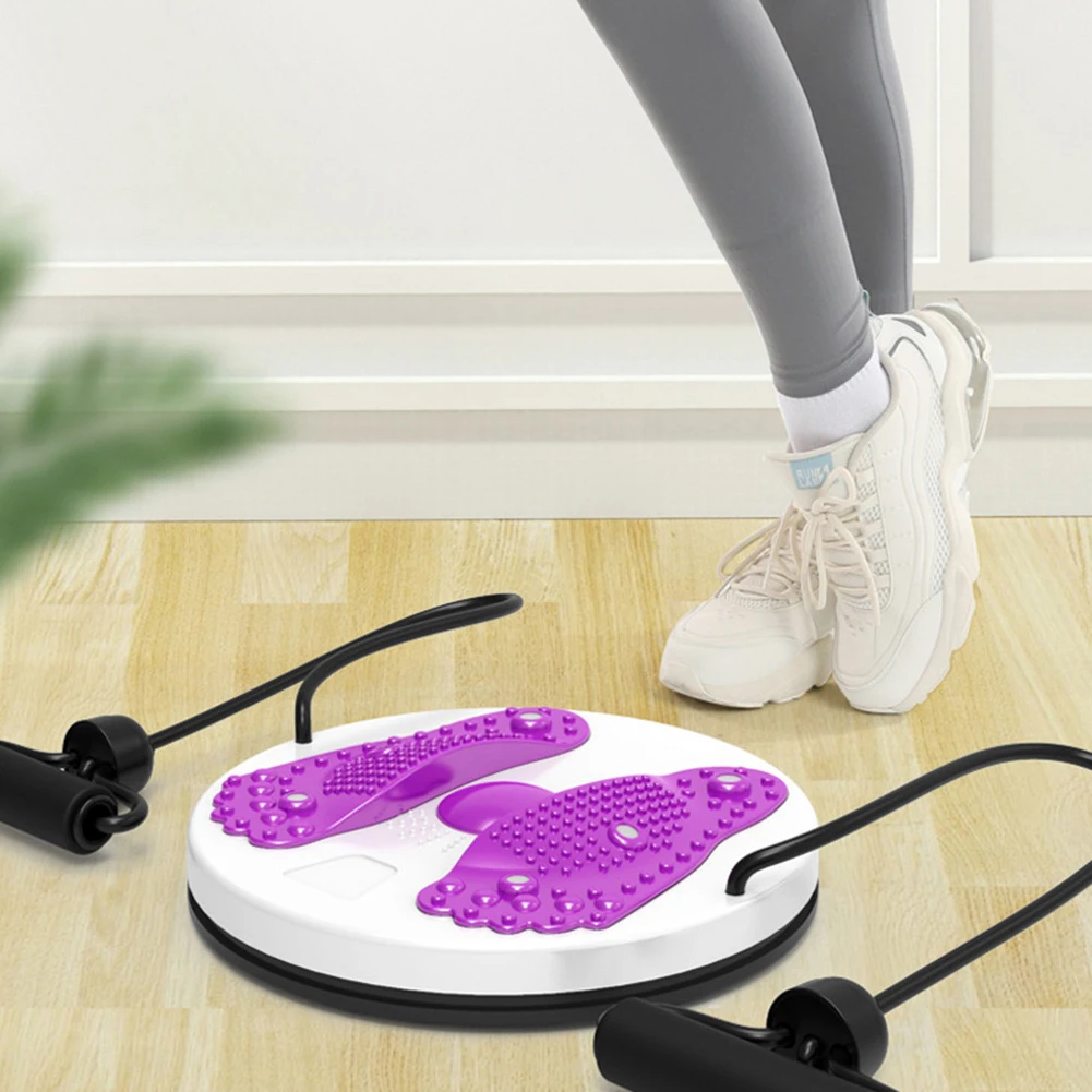

Yoga Twister Plate Twist Board Fitness Beauty Waist Machine Resistance Rope Slimming Belly Waist Exercise Balance Body Equipment
