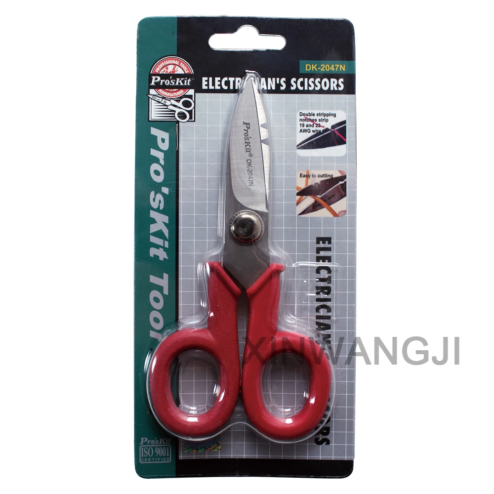 Pro'sKit DK-2047N 5," Многофункциональный Электрический Нож для снятия изоляции ножницы бытовые электрические ножницы резка линия