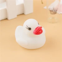 1pc baby shower bath toys little duck baby kids toy led water sensor luminous duck baby bathing in water toy classic toys