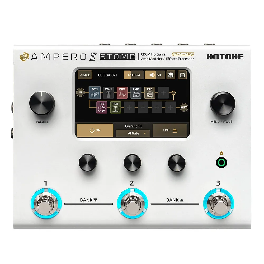 Модельный ИК-усилитель для гитары Hotone ambut 2 Stomp имитация шкафов Педальный