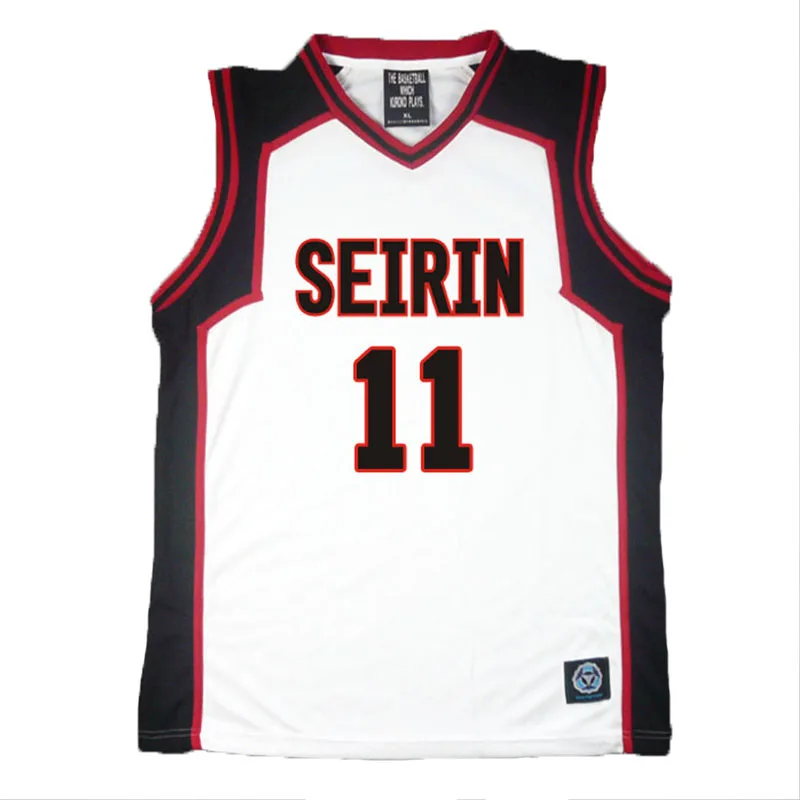 

Аниме Kuroko Tetsuya No Basuke SEIRIN Kuroko Tetsuya 11 # костюм баскетбольная майка Косплей форма майка без рукавов
