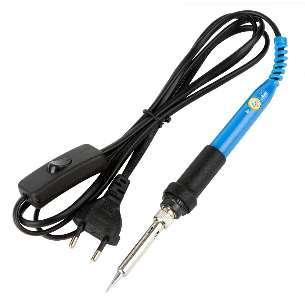 

60W Electric Soldering Iron 220V/110V Adjustable Temperature Solder Iron Stand Rework Station Welding Repair Tool Heat Pencil