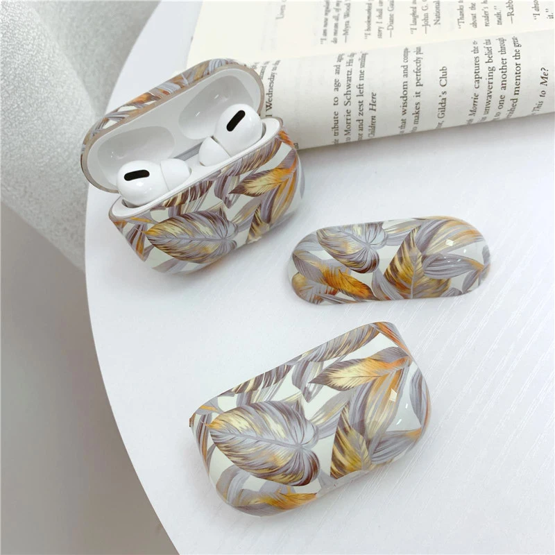 Для AirPods Pro для переноски 1/2/3 чехол роскошный цветной чехол с цветочным рисунком для AirPods Беспроводной наушники чехол жесткий чехол fundas