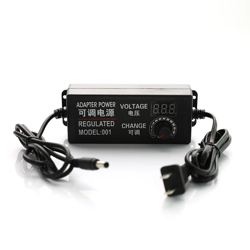 

Adjustable Voltage 3-24V 2.5A Power Supply Adapter AC/DC Switch w/ LED Display