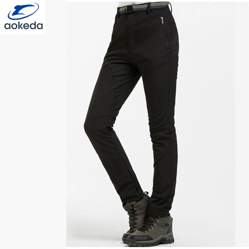 Брюки женские из мягкой раковины для активного отдыха водонепроницаемые