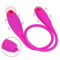 61cm long dildos 2 in 1 erotic machine licking vibrators for women masturbator anal plug vaginal massager sex toys erotic shop