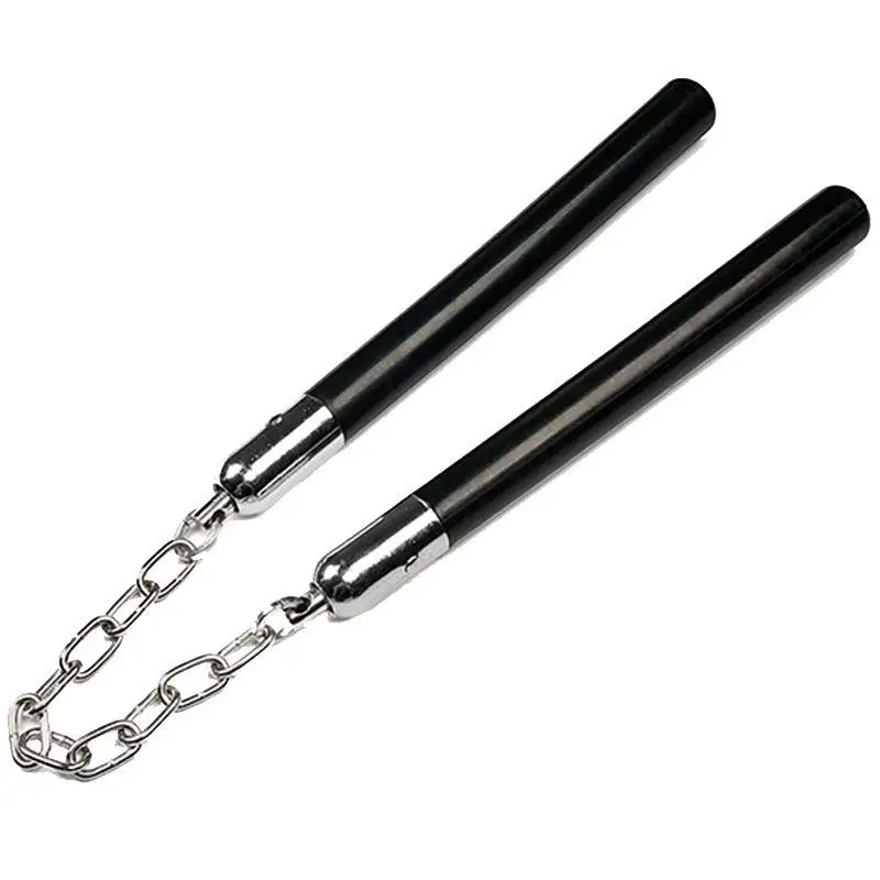 

Martial Arts Nunchakus Rubber Weapon Sport Toys Metal Chain Sofe Safe Kid Beginners Bruce Lee Jeet Kune Do Performance Stick