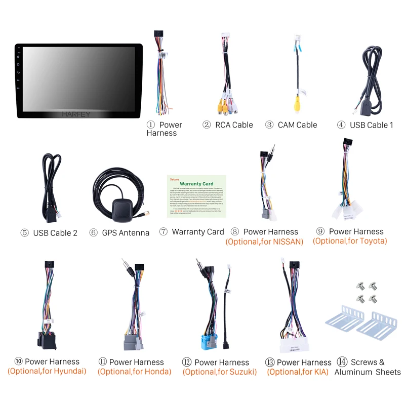 Harfey 9 'ɺndroid 10 0 стерео автомобильный GPS радио головное устройство для Honda Civic CRV