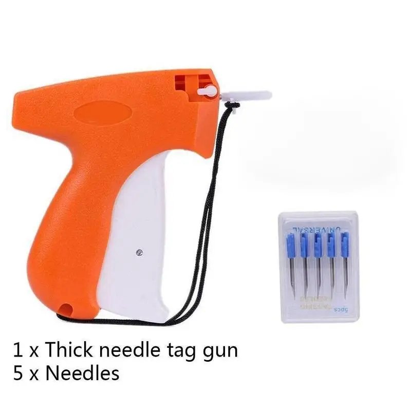 

5 Needles Clothes Garment Price Label Tags Gun Marking Tools Guns Diy Apparel Tagging Sewing Craft W2u7