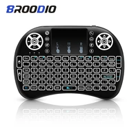 broodio new i8 wireless keyboard english version 2 4ghz air mouse with touchpad i8 for laptop android tv box pc x96 h96 max