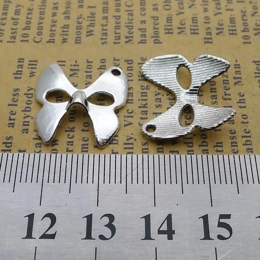 

200pcs Mask Charms 18mm x 19mm DIY Jewelry Making Pendant antique silver color