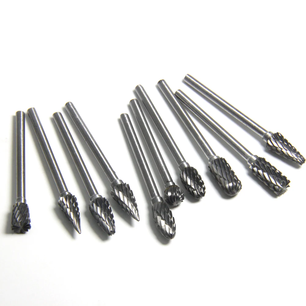 Набор фрез из карбида вольфрама комплект насадок для гравировки и резьбы