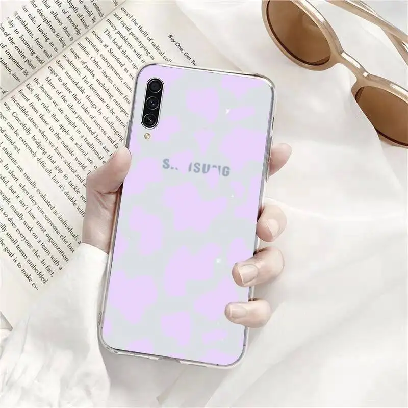 

Cow color Print fashion Phone Case Transparent for Samsung s9 s10 s20 Huawei honor P20 P30 P40 xiaomi note mi 8 9 pro lite plus