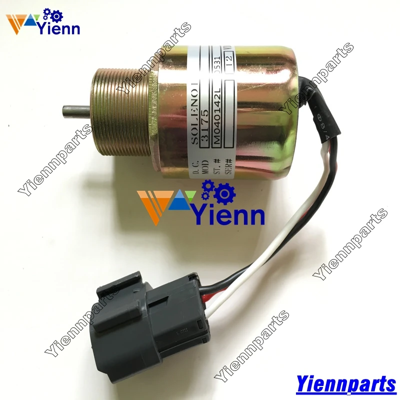 Для Mitsubishi L3E L3C S3L S3L2 S4L S4L2 стопорный соленоид 30A87 20402 00040 для peljobs EB350 EB406 мини
