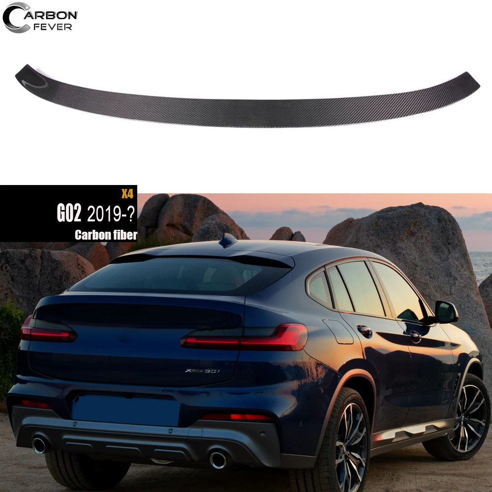 

Carbon Fiber Car Rear Wing Spoiler For BMW X4 G02 Spoiler 2018+