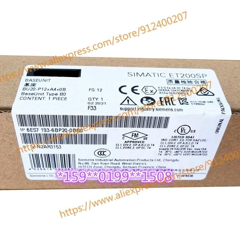 

Продаем только новые оригинальные 6ES7 193-6BP20-0BB0 6ES7193-6BP20-0BB0