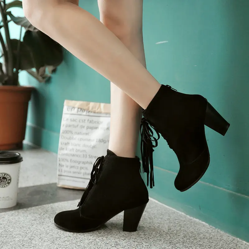 

Fashion Thigh High Boots Women Platform Sexy Flock Stretch Over-the-Knee Boots High Heels Designer Long Shoes Lady Large Size 48