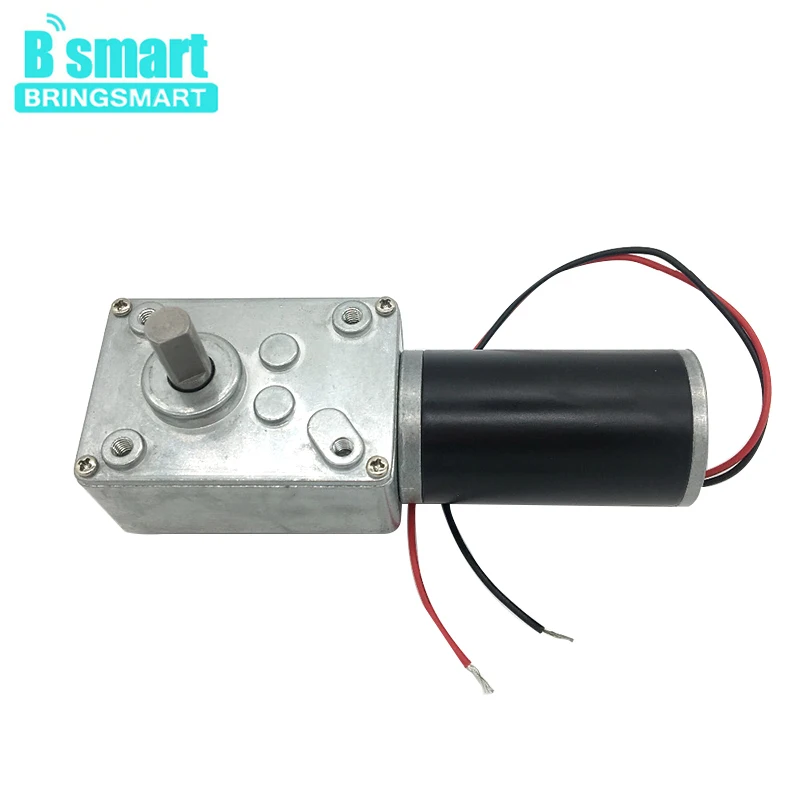 Микромотор Bringsmart A58SW31ZY 12 В постоянного тока редуктор червячного редуктора 24 с