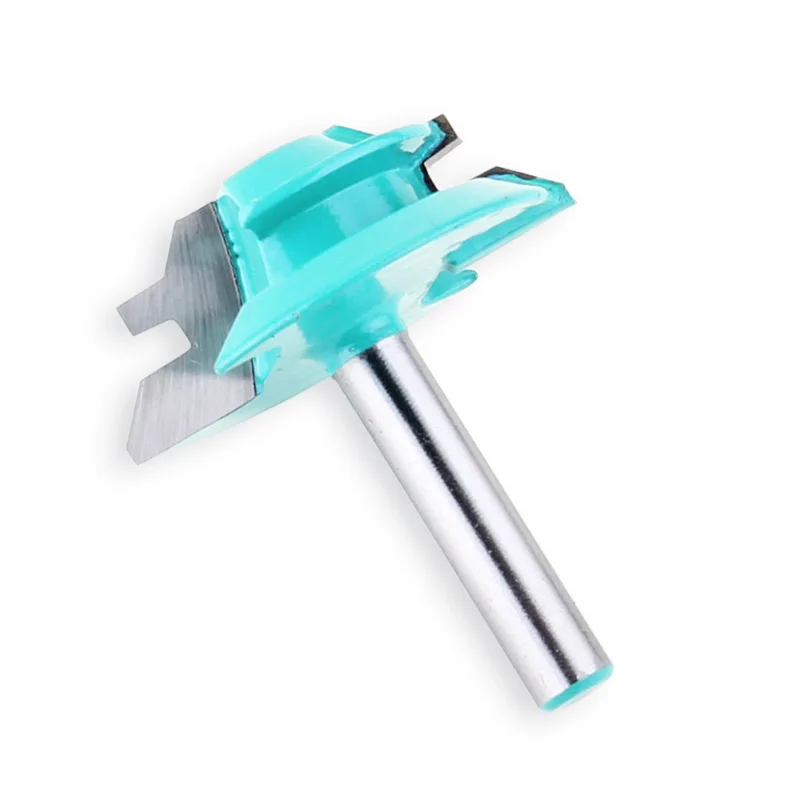 Хвостовик 1/4 VAAA 1 шт. под углом 45 градусов Торцовочная фреза по дереву для