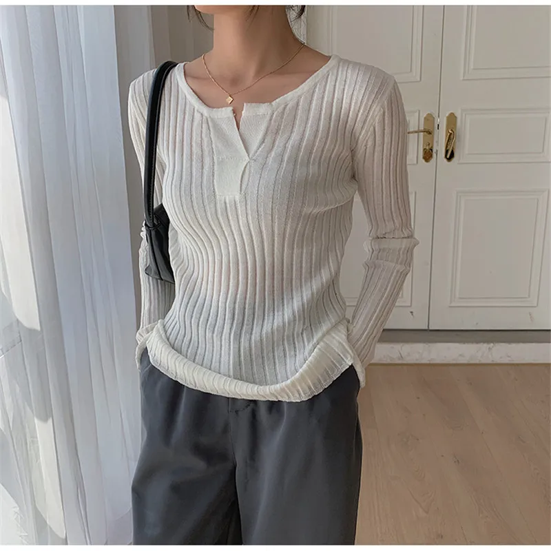 

2021 Autumn Winter Women Sweaters Female Knitted Pullover Solid O-neck All Match Elegant Fashion Sweet Office Lady Casual Tops