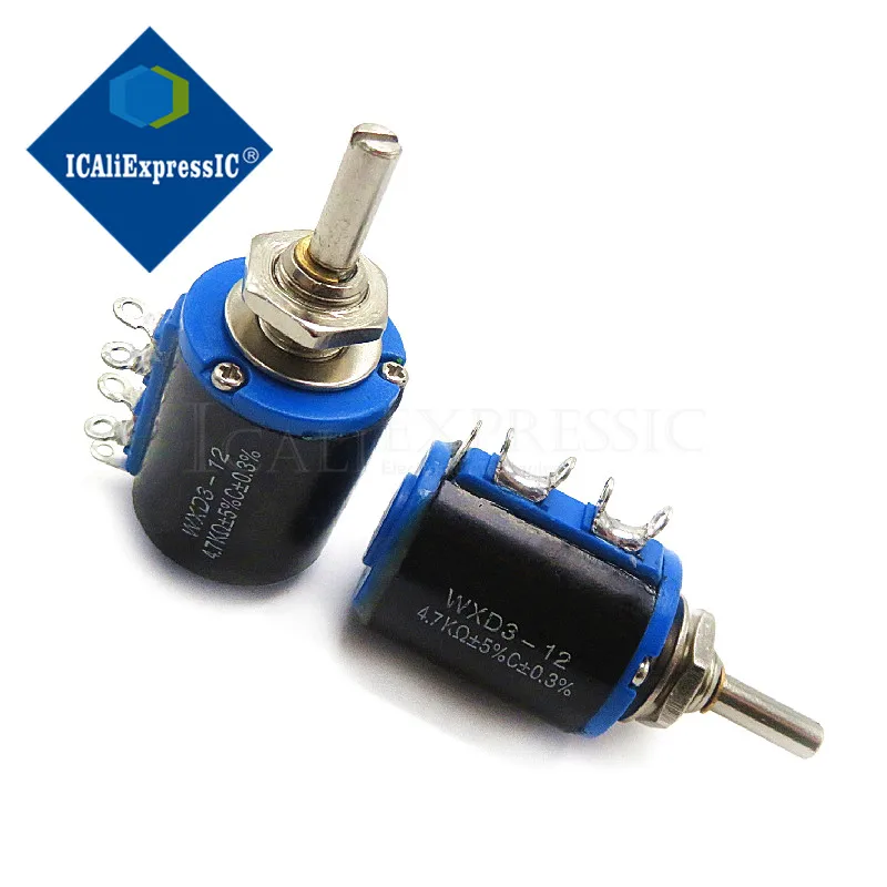 

2PCS WXD3-12 1W 4K7 4.7K ohm WXD3-12-1W 5 ring multi-circle precision wire-wound potentiometer In Stock