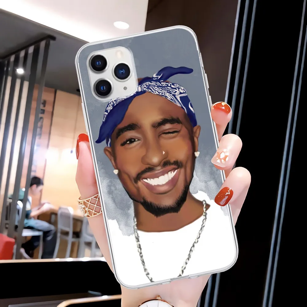 

Singer Amaru Shakur Transparent Mobile Phone Case Clear Cover For Huawei P20 P40 Lite P30 Pro P Smart 2019 Nova 3e 6 Se