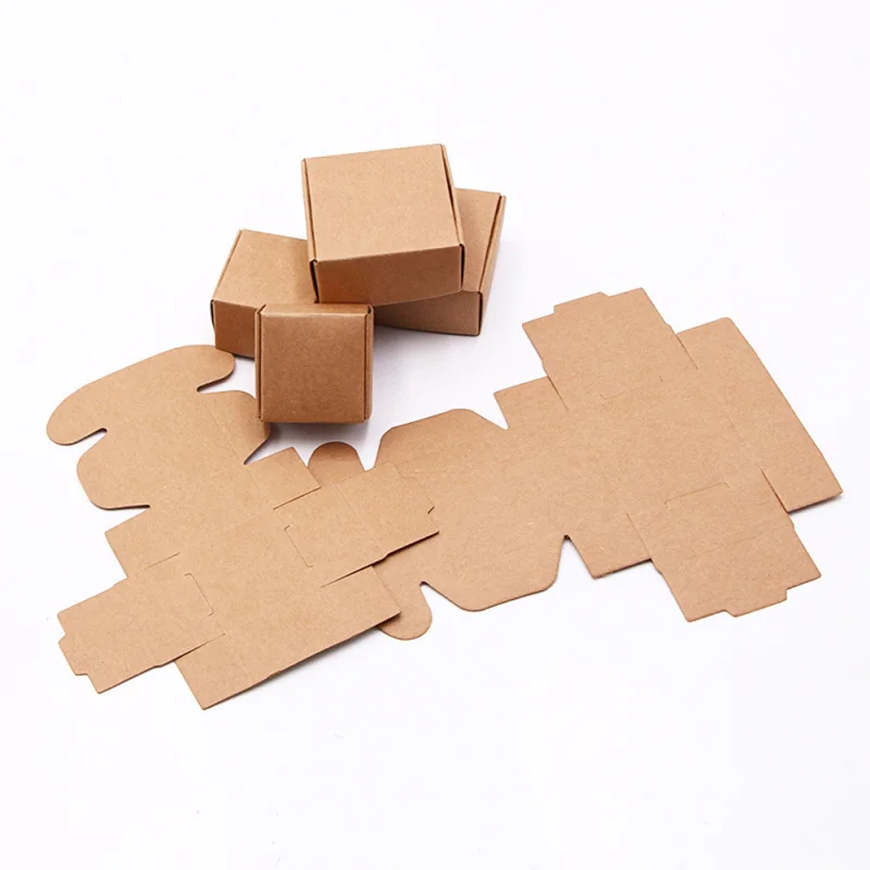 

10PCS/lot Mini Express Box Cube Gift Boxes Miniature Dollhouse Gift Packaging Model DIY Accessories