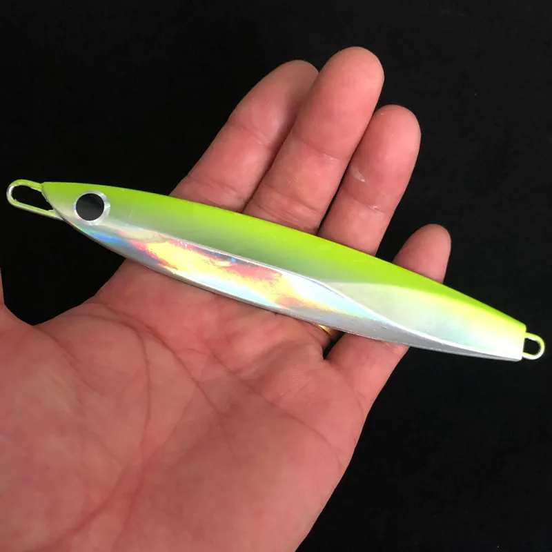 1 шт./лот 12.5cm100gknife джиггинг металлическая ложка высокое качество VIB искусственная приманка лодка рыболовные приманки свинцовая рыба