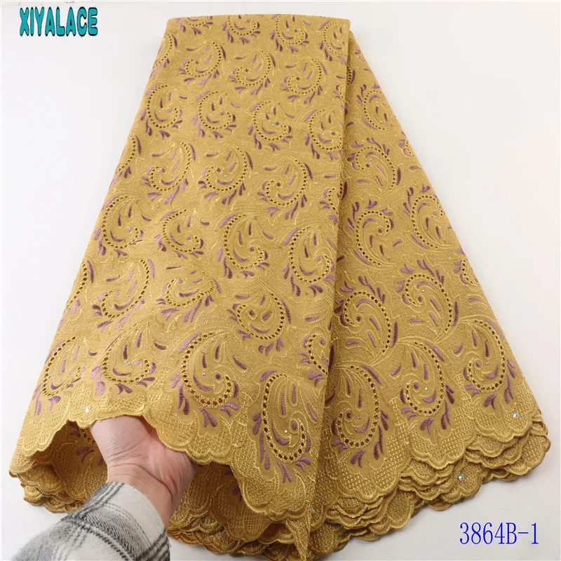 

Swiss Lace Fabric 2021 Fabric for Sewing Wedding Dresses High Quality Swiss Voile Lace in Switzerland with Stones KS3864B