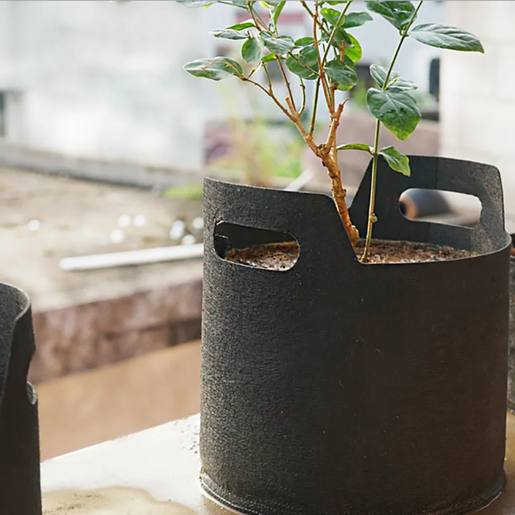 Мешки для растений садовые мешки выращивания нетканый тканевый горшок садовая