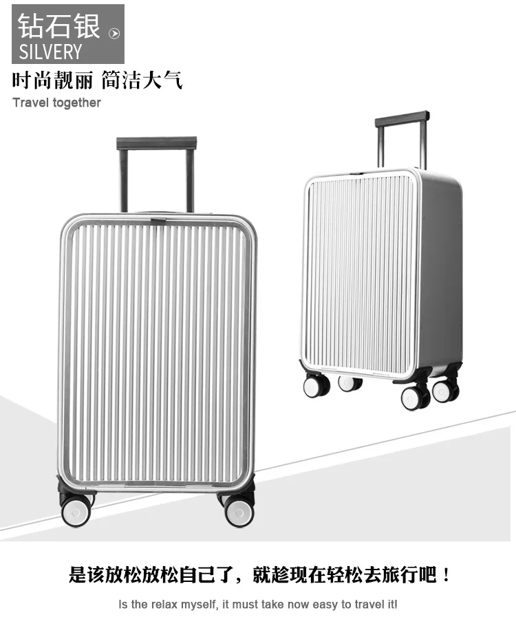 CARRYLOVE 2" 24" дюймовый Алюминиевый Чемодан TAS LOCK spinner бизнес-тележка для багажа Сумка На Колесиках