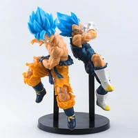 dragon ball legend blue hair goku vegeta strongest fit action figure boxed decoration pvc anime figurine model