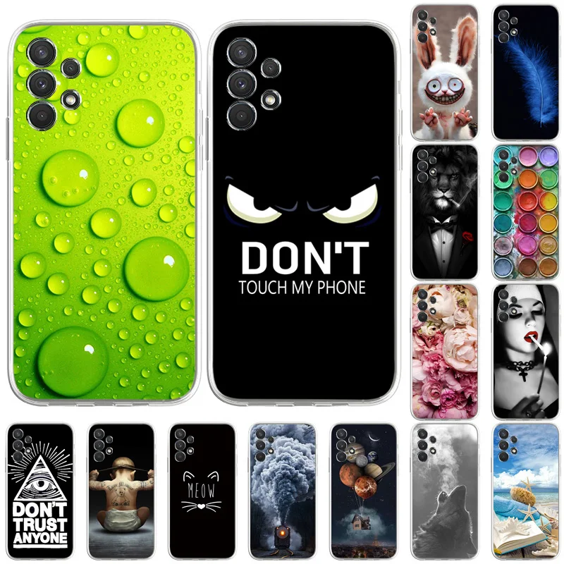 

Case For Samsung A32 Cases Silicon Cute Capas For Samsung Galaxy A32 4G 5G A51 A52 A71 A72 A31 TPU Cute Pattern Phone Cover