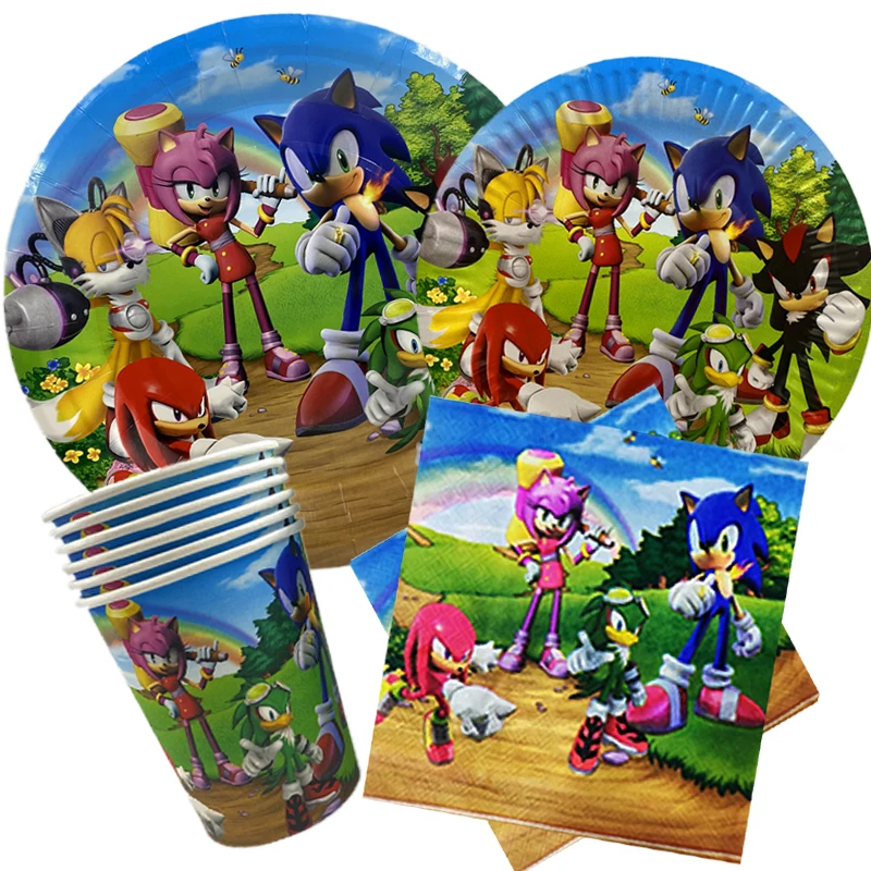 

Набор одноразовой посуды Magrise Sonic для детского дня рождения