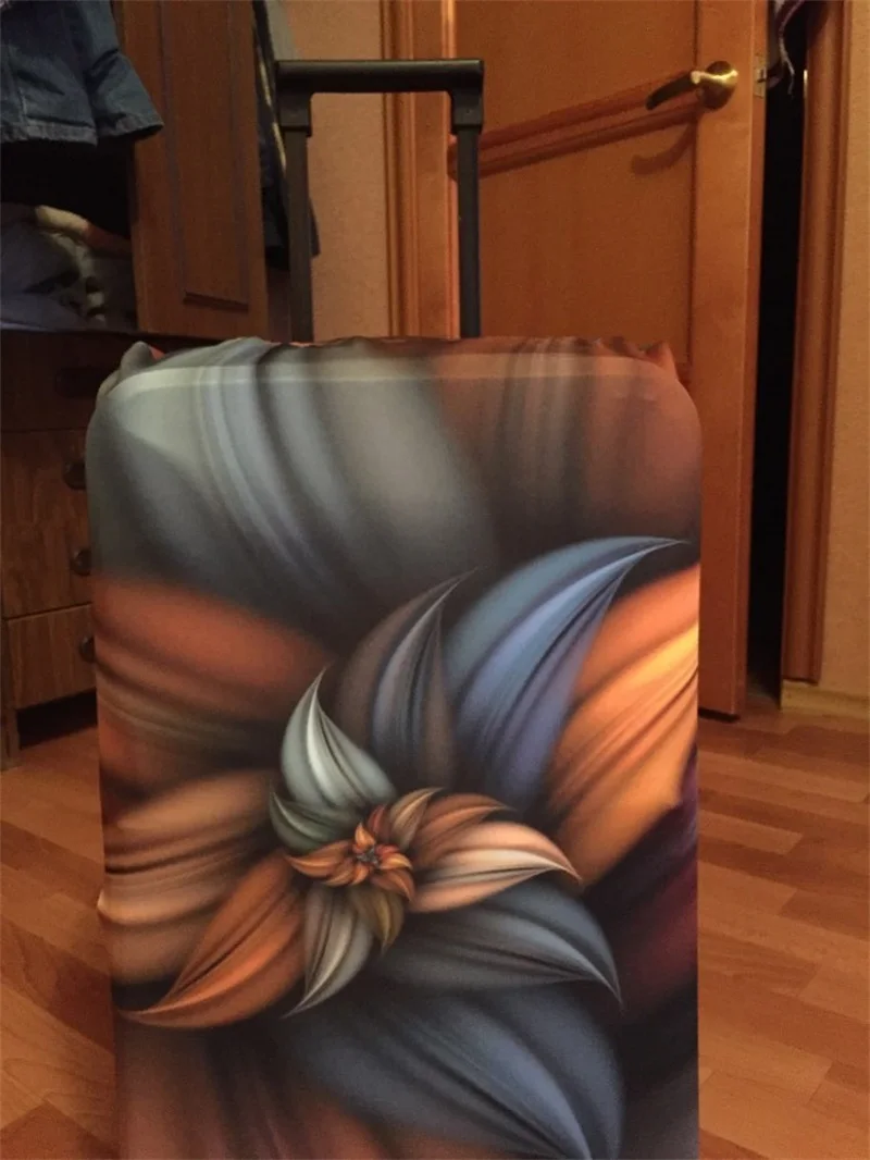 ADVOCATOR Cool Skull Floral Travel Suitcase Protective Cover Dust Waterproof Luggage-cover 18-28Inch Case Fashion Elastic Covers