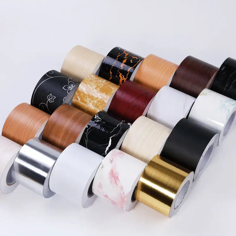 

Self-Adhesive Wallpapers Baseboard Wall Stickers Color Corner Pvc Waterproof Windowsill Waist Line Tile Transmission Line-10m