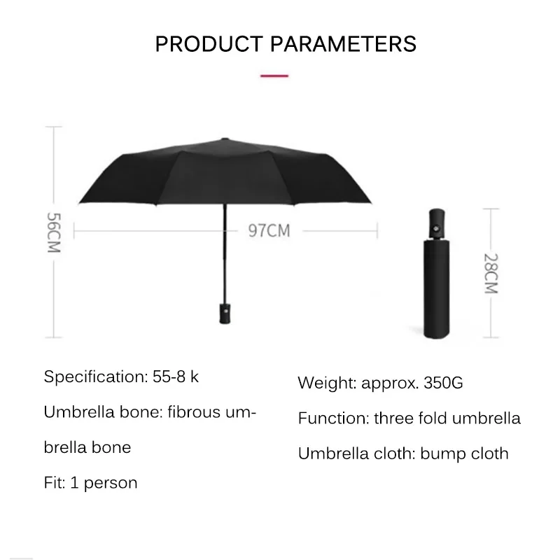

12K Strong Wind Resistant Folding Automatic Umbrella Men Rain Women Parasol Big Umbrellas Business Portable Long Handle Paraguas