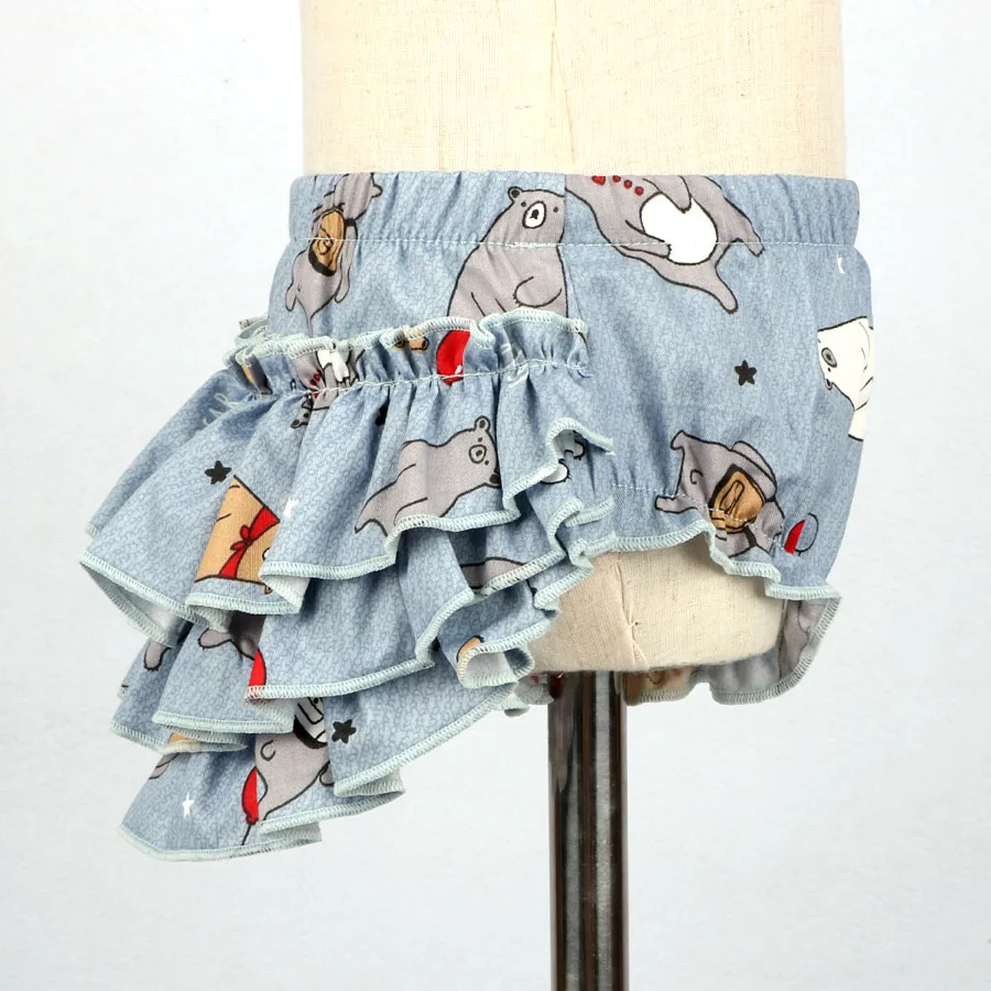 Baby Shorts and Headband Girls Boys PP Pants Nappy Diaper Covers Bloomers Little bear Printed Clothing 0-2 Years | Детская одежда и