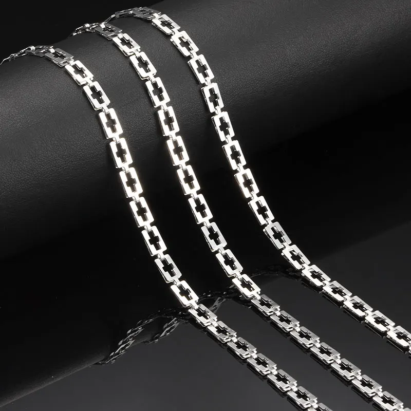 Цепочка с квадратными звеньями в стиле хип-хоп для мужчин и женщин | Украшения