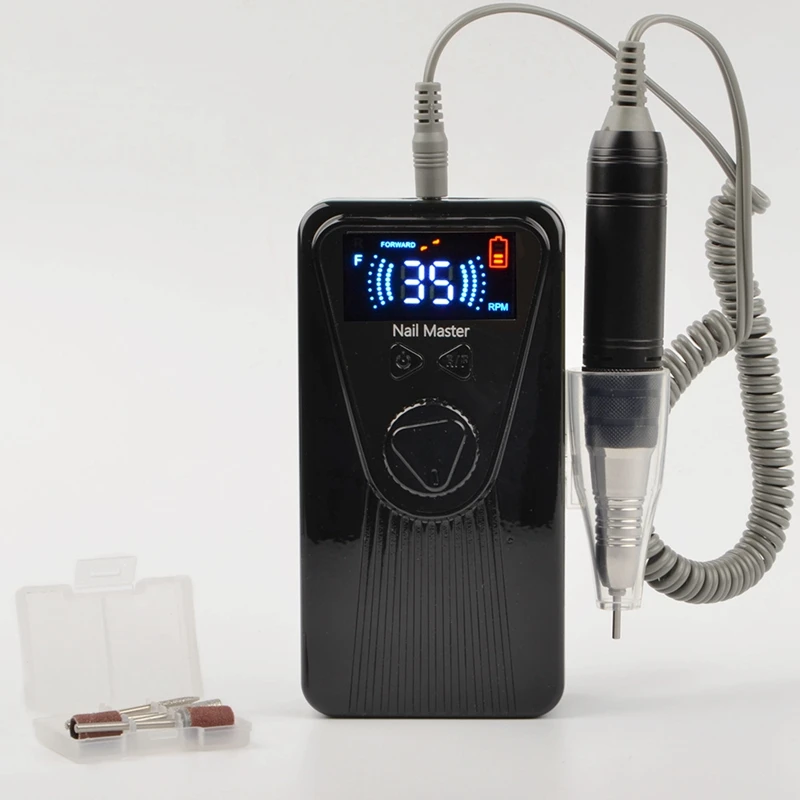 

JMD-209 Rechargeable Nail Polisher Electric Nail Polisher Portable Adjustable Pen Type Polisher EU Plug