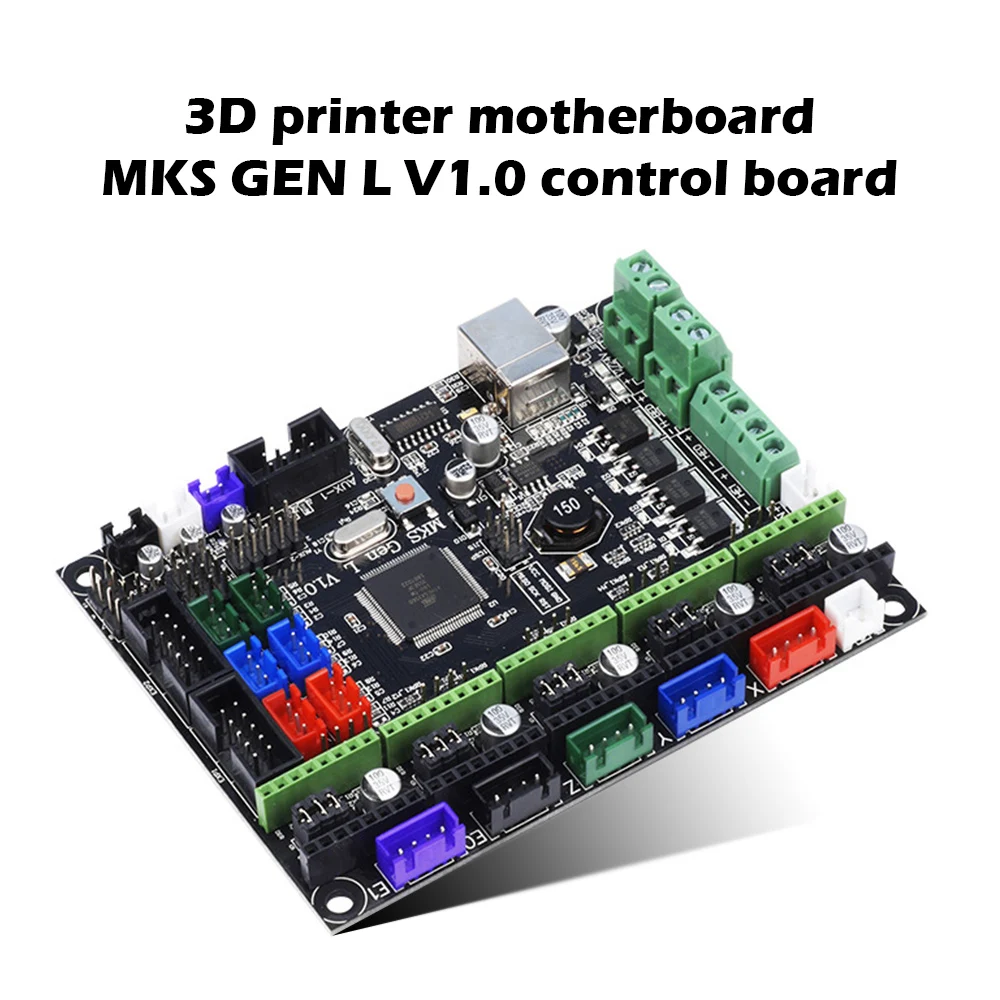 

3D Printer Mainboard MKS GEN-L V1.0 Integrated Control PCB Board Ultra Mute Upgrade Motherboard for Ramps1.4 Marlin Accessories