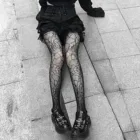 Колготки женские в готическом стиле, сетчатые, кружевные, колготки из сетки